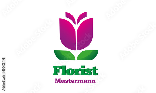 Florist Logo , Blume