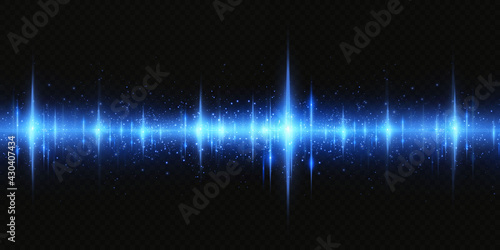 Introducing the effects of vector neon light sets. Glowing blue abstract line. Collection effect light blue line png. Bright light can be used for game design, banners, posters.