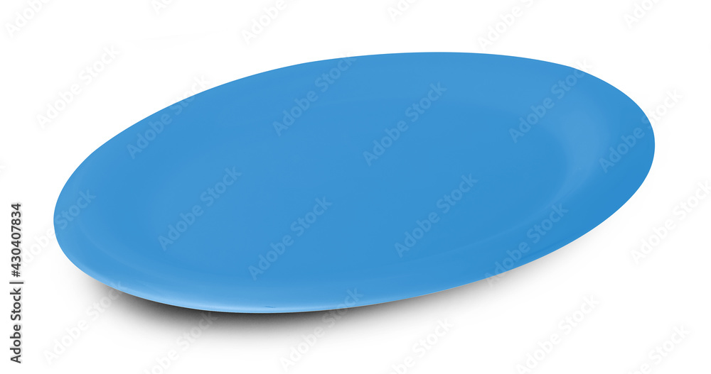 empty plate on white background empty plate on white background