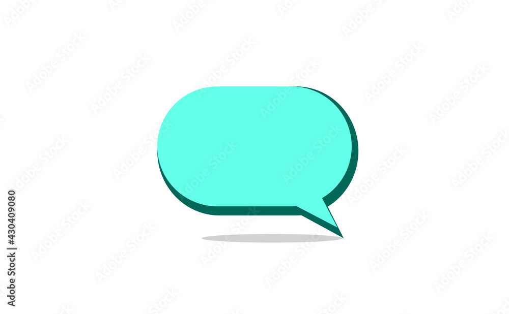 Chat Bubble Icon. Vector illustration. Chat Bubble Icon. Vector illustration.