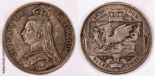 Fényképezés 1887, The United Kingdom, Victoria, Collection Coin.