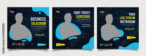 business live webinar digital marketing post banner