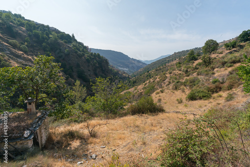 mountainous landscape in Sierra Nevada