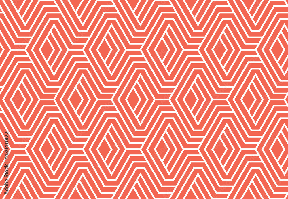Abstract geometric pattern. A seamless vector background. White and pink ornament. Graphic modern pattern. Simple lattice graphic design Abstract geometric pattern. A seamless vector background. White and pink ornament. Graphic modern pattern. Simple lattice graphic design