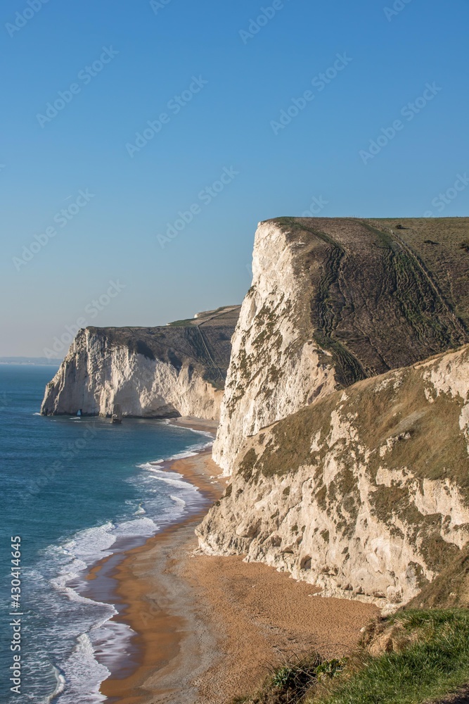 walk along the cliff tops on the Jurassic coast