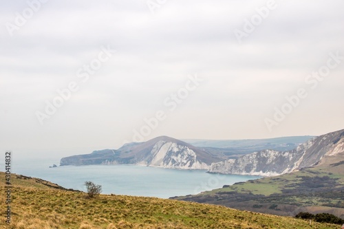 Wallpaper Mural the beautiful Jurassic coastline on a misty Winter Day Torontodigital.ca