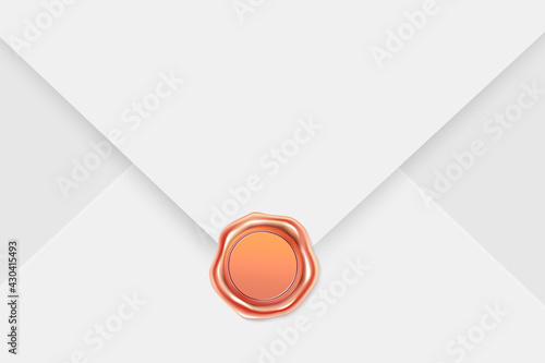 Realistic black envelopes with a stamp on a light background.