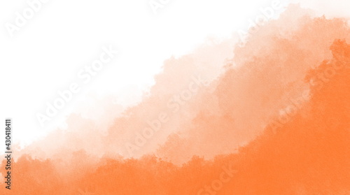 Orange watercolor background texture,abstract