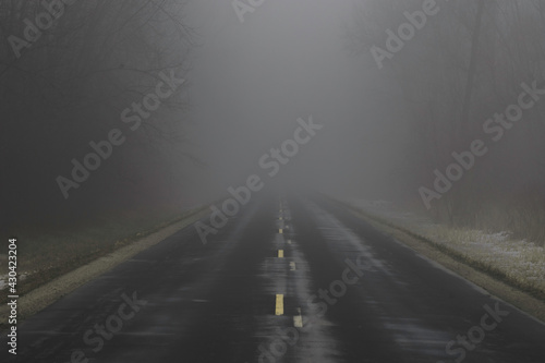 driving through the fog