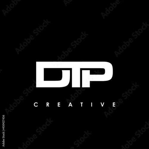 DTP Letter Initial Logo Design Template Vector Illustration