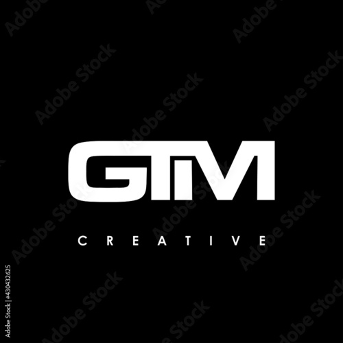 GTM Letter Initial Logo Design Template Vector Illustration