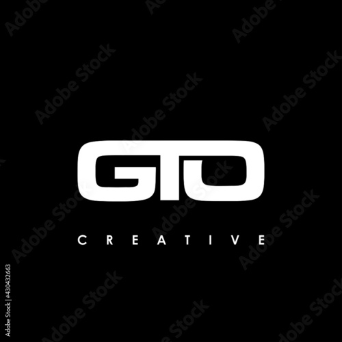 GTO Letter Initial Logo Design Template Vector Illustration photo