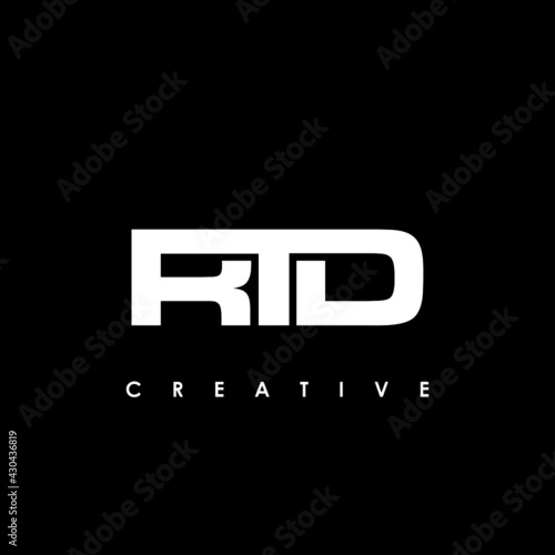 RTD Letter Initial Logo Design Template Vector Illustration