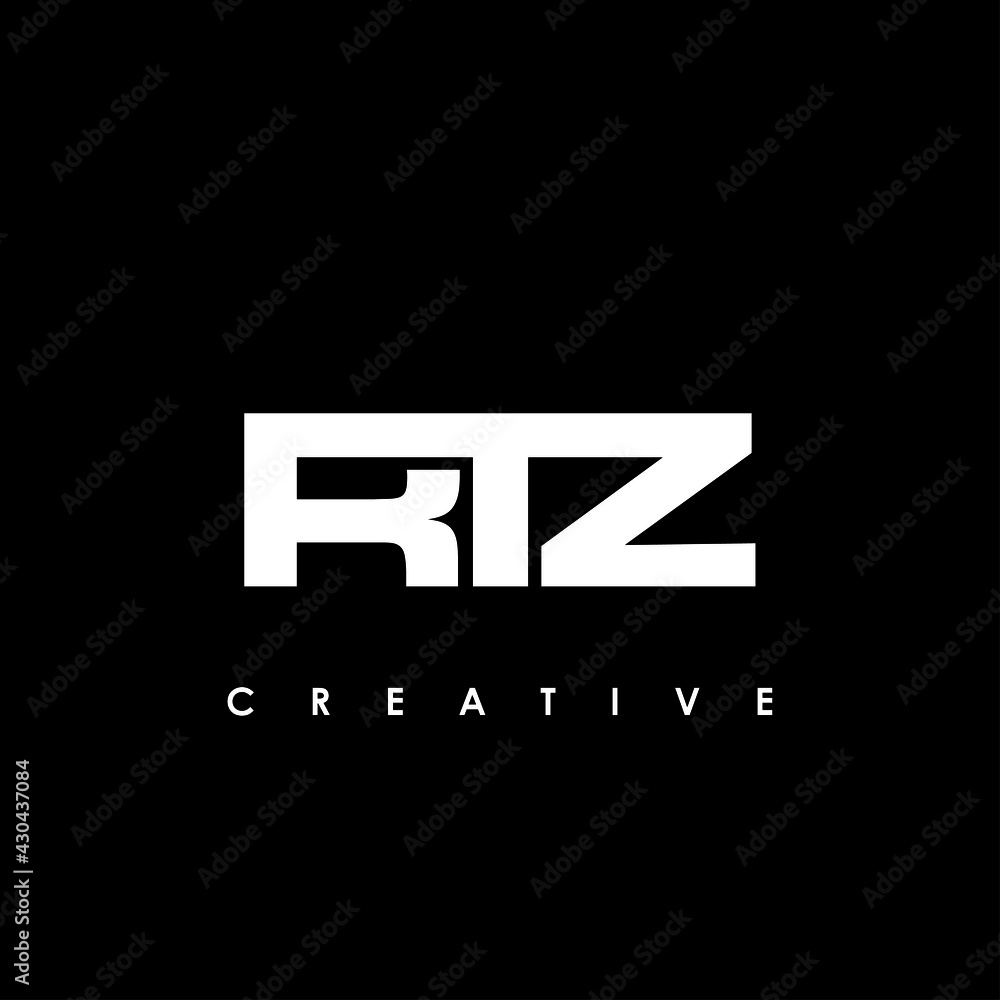 RTZ Letter Initial Logo Design Template Vector Illustration RTZ Letter Initial Logo Design Template Vector Illustration