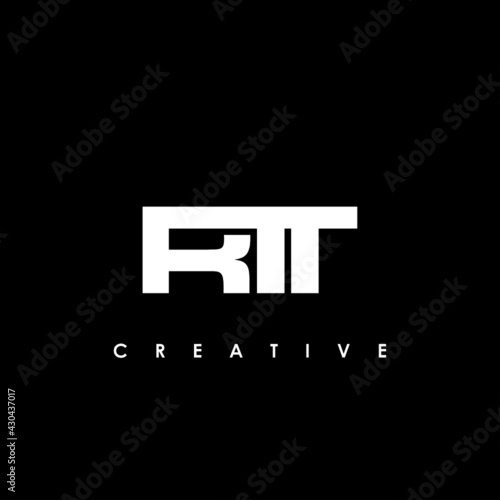 RTT Letter Initial Logo Design Template Vector Illustration photo