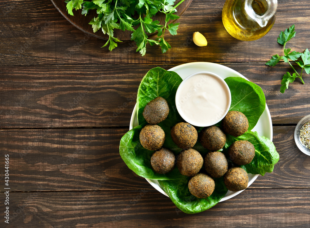 Falafel balls Falafel balls