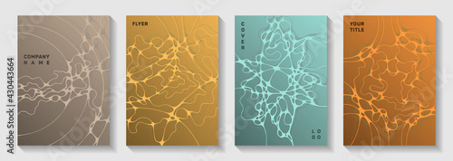 Chic dance party posters. Mobile waves flux textures. Vivid banner vector layouts. Disco party posters and banners fluid wavy graphic design.