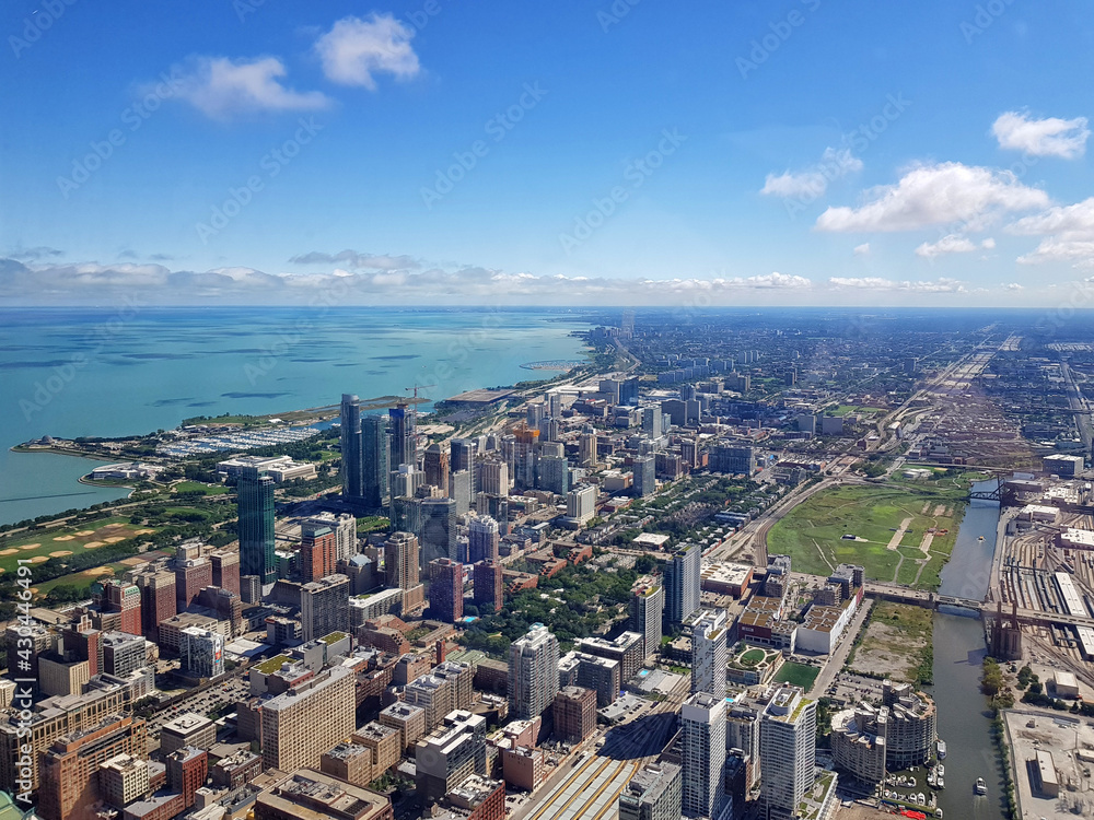 Fototapeta premium Paisaje urbano Chicago