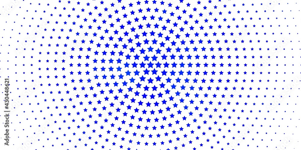 Light BLUE vector layout with bright stars. Light BLUE vector layout with bright stars.