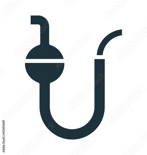 Plumbing Pipes Colored Vector Icon