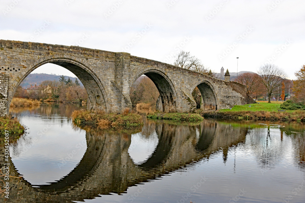 Fototapeta premium Stirling Old Bridge in Scotland