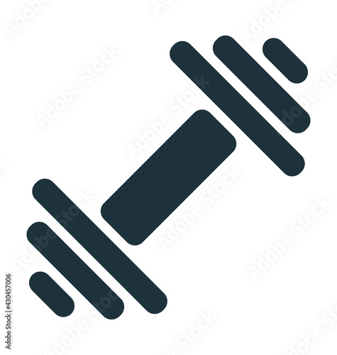 Dumbbell Vector Icon