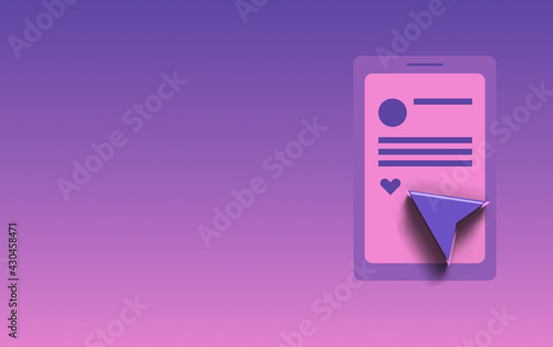 Smm. Content promotion. Social network. Likes.