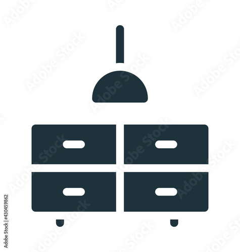 Chest of Drawers Vector Icon