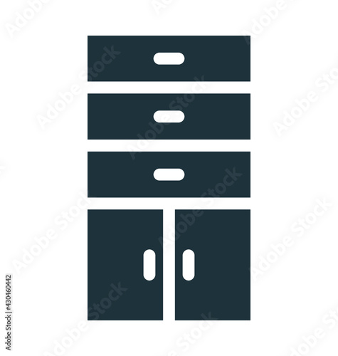Cupboard Vector Icon