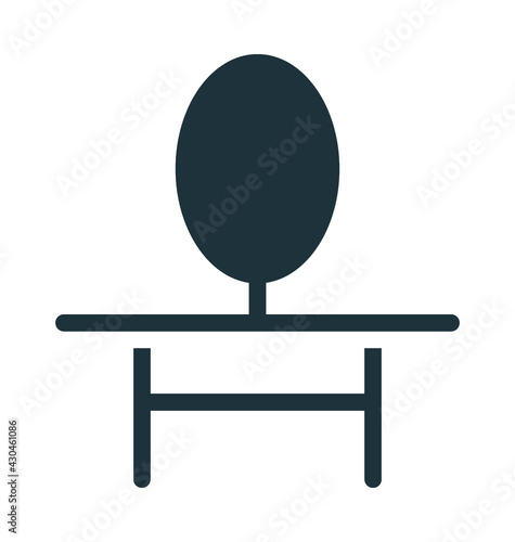 Vanity Table Vector Icon