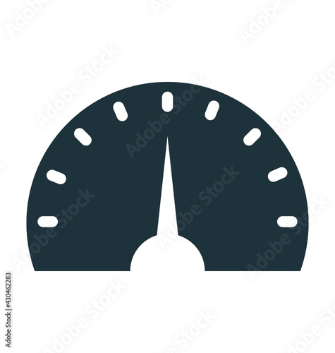Speedometer Vector Icon