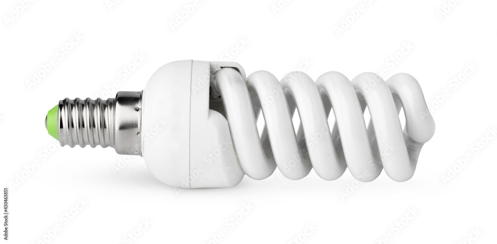 One light bulb isolated on white background One light bulb isolated on white background