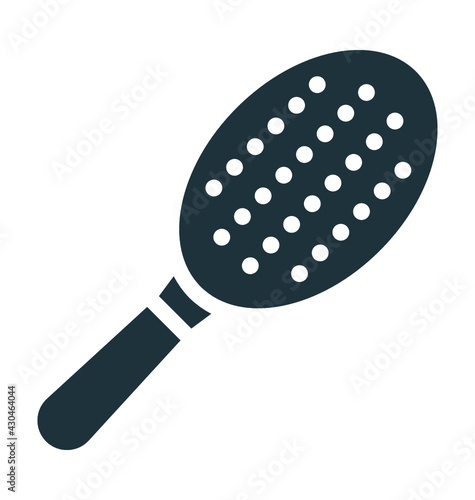 Paddle Brush Vector Icon 