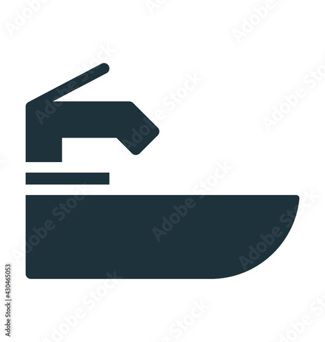 Wash Basin Vector Icon