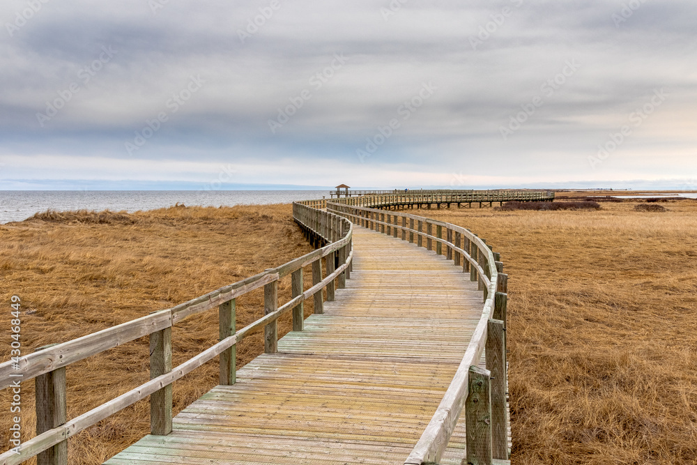 Windy Boardwalk at Bouctouche Dunes