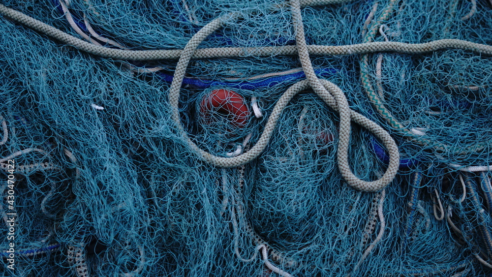 fishermen's net as a background