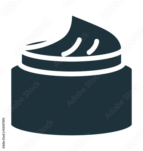 Cream Bottle Vector Icon