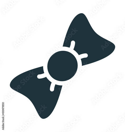 Ribbon Bow Vector Icon
