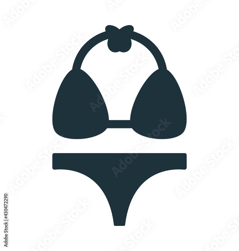 String Bikini Vector Icon