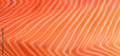 Natural Atlantic Norwegian Salmon Fillet Texture Pattern