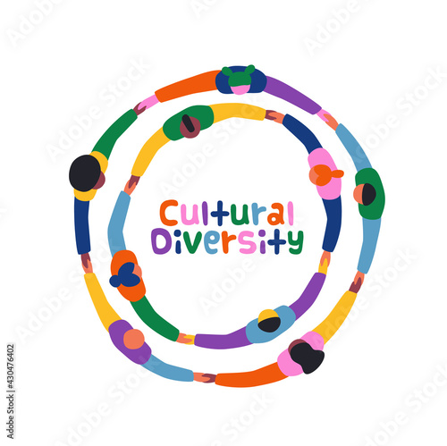 Cultural Diversity Day people friend circle round