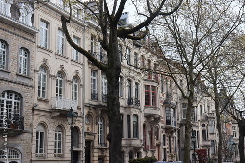 Schöne Altbaufassaden in Brüssel