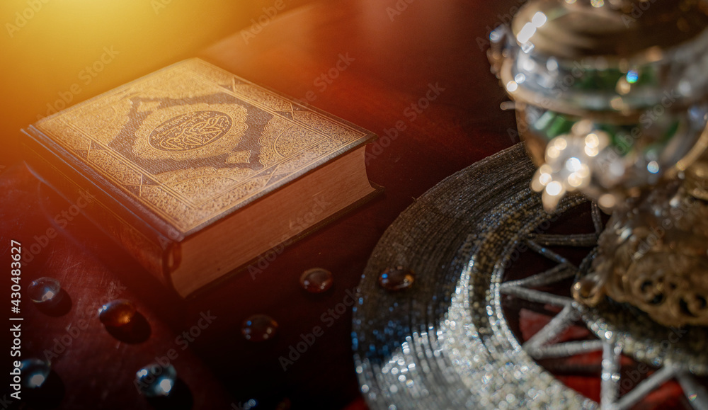 Fototapeta premium Doha,Qatar- 01 January 2019 - image of a holy Quran
