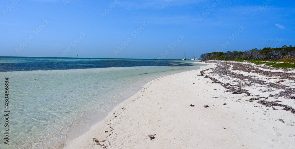 Boca Grande Island south of Key West in the Florida Keys with private white sand beaches and a little bit of paradise