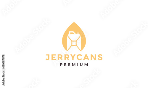 drop water jerrycans logo symbol icon vector graphic design illustration