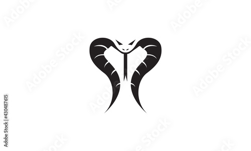 modern shape head snake cobra logo symbol icon vector graphic design illustration