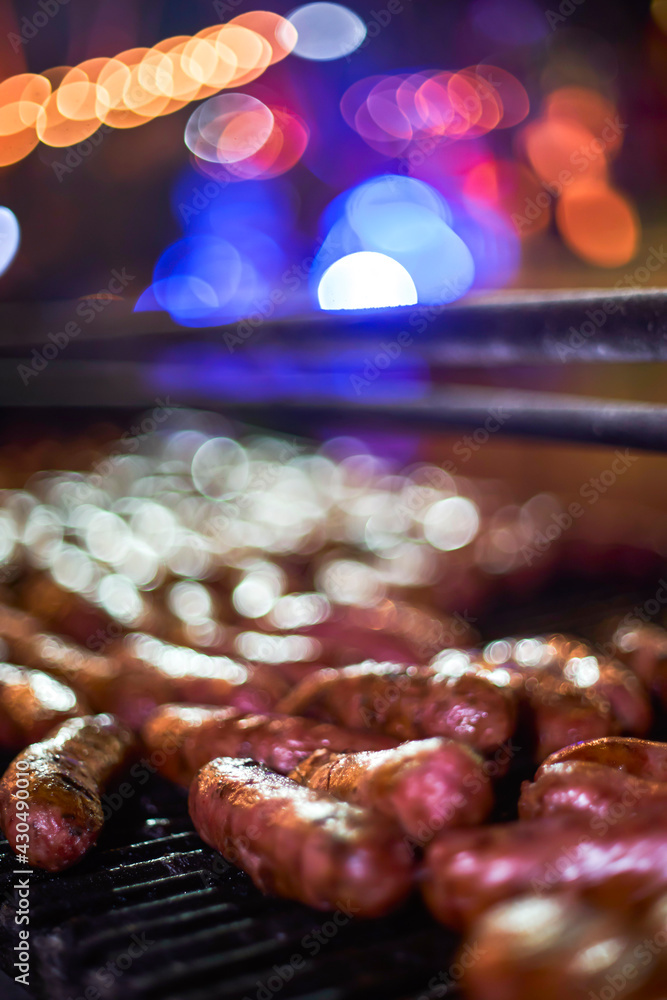 grilled sausages, Argentine grill grilled sausages, Argentine grill
