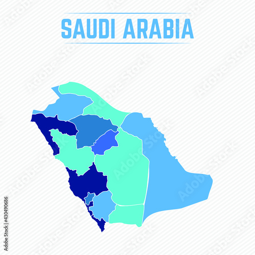 Saudi Arabia Detailed Map With Regions