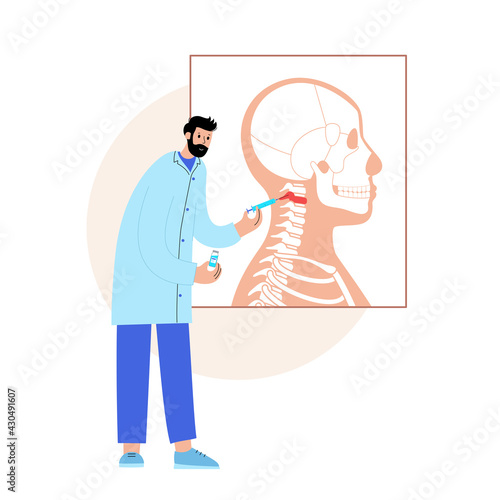 Spine joint injection 