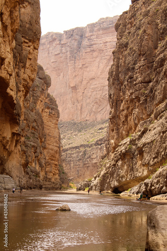 canyon of the river